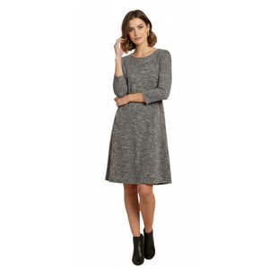 GAP Gray Long Sleeve Dress M Zipper Pocket
